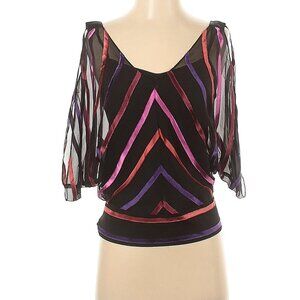 Guess 3/4 sleeve Blouse/ Top black Size S